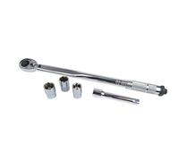 Brüder Mannesmann M18300 Jeu de clés dynamométriques avec cliquet réversible 1/2\ (12.5 mm) 40 - 210 Nm