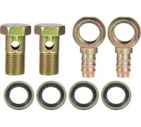 M18x1.5 14mm Voiture Banjo Tuyau Barbillon Boulon Raccords Adaptateur (Ensemble de 2)