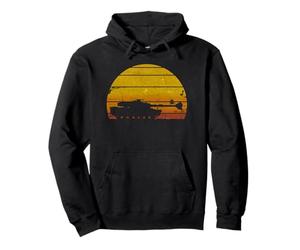 M1A1 Abrams Char Sunrise Vintage Sweat à Capuche