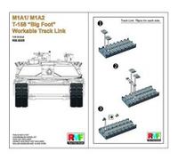 M1a1/ M1a2 T-158big Footworkable Track Link- 1:35e - Rye Field Model G