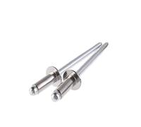 M2.4 M3 M3.2 M4 M4.8 M5 304 Rivets aveugles Semi-acier tout acier Rivets Pop for les projets de bricolage automobile et domestique Rivet à tête ronde(M4x16mm 20PCS)