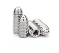 M2.5 à M16 304 acier inoxydable noir 12.9 douille hexagonale Allen ressort boule piston Grub Point ensemble vis boulon sans tête
