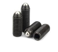 M2.5 à M16 304 acier inoxydable noir 12.9 douille hexagonale Allen ressort boule piston Grub Point ensemble vis boulon sans tête