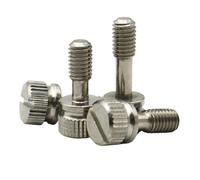 M2 .5 M3 M4 M5 M6 M8 304 Stainless Steel GB839 Knurled Non-Loosening Slotted Screws | Hand-Tightened Anti-Loosening Design Vis MoletéEs Vis TêTe MoletéE Vis MoletéE M6 Noi(8mm,M2.5 (10pcs))