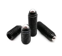 M2.5 M3 M4 M5 M6 M8 M10 M12 M16 noir Grade 12.9 acier hexagone douille hexagonale Allen ressort boule plongeur Grub boulon Point vis de réglage(10mm)