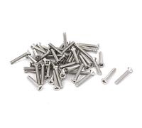 M2,5x 16mm en acier inoxydable plat Phillips à tête fraisée vis 50Pcs
