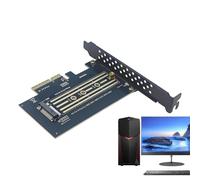 M2 Adaptateur PCIe haute vitesse Plug and Play | Convertisseur Drive Riser - Carte Express Speed pour ordinateur de bureau | Matériau en alliage métallique PCB