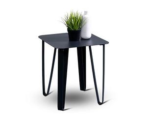 M2 Kollektion Emma 1 Table d'appoint, Métal, Noir, B/H/T=40x45x40cm