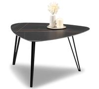 M2 Kollektion Liv 3 Table Basse, Pierre Métal, Noir, B/H/T=83x45x68cm