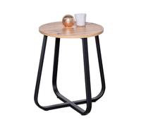 M2 Kollektion Merle 1 Table d'appoint, Métal, Décor Artisanal, B/H/T=50x50x50cm