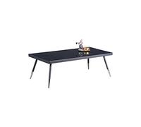 M2 Kollektion Rome 2 Table Basse en métal, Anthracite, Or, Noir, 120 x 41 x 60 cm