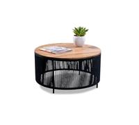 M2 Kollektion Simon 2 Table Basse, Bois, Acacia, H=40cm D=75cm