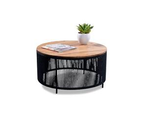 M2 Kollektion Simon 2 Table Basse, Bois, Acacia, H=40cm D=75cm