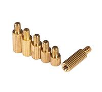 M2 * L + 3mm laiton rond knaul mâle homme stand-tension de panneau d'embarcadère CAVALIER Les entretoises de la carte mère boulonnez l'écrou à vis Petits outils ( Color : 50pcs , Size : M2x5 )