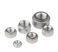 M2 M2.5 M3 M4 304 acier inoxydable auto-serrant écrou presse insérer Rivet écrou noix Rivnut dalle 0.8-2.3mm(CLS-M3-3(30pcs))