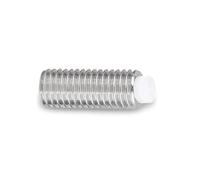 M2 M2.5 M3 M4 M5 304 douille hexagonale en acier inoxydable, plastique Nylon chien pointe convexe pointe Grub boulon sans tête vis de réglage (Color : 3mm, Size : 3pcs M2)