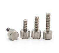 SEIDER M2 M2.5 M3 M4 M5 M6 304 moletage en Acier Inoxydable tête Ronde Plate serrer à la Main vis à Oreilles châssis Boulon à Ajuster sans Outil(10mm,M3 5pcs)