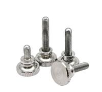 M2 M2.5 M3 M4 M5 M6 M8 M10 304 A2-70 acier inoxydable serrer à la main vis à pouce boulon mur rideau verre ajuster vis à pouce DIN464(50mm,2pcs M4)