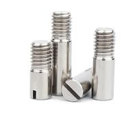 M2 M2.5 M3 M4 M5 M6 M8 M10 304 A2 acier inoxydable filetage extérieur roulement à fente Position cylindrique arbre rouleau goupille(10pcsM2,16mm)