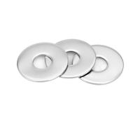 M2 M2.5 M3 M4 M5 M6 M8 M10 M12 M14 M16 M22 M27 304 rondelles plates en acier inoxydable et en laiton joint métallique d'étanchéité cale d'espacement simple(304 stainless steel,20Pcs M8x18x1.5mm)