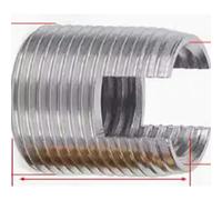 M2/M4.5/M6.5/M9-M18/M20/M22/M24 filetage intérieur extérieur fendu adaptateur vis fil filetage insert manchon conversion écrou Couple1268-M20XM24X27X1PC-acier inoxydable 304