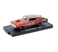 M2 Machines Auto-Drivers - Speed Dawg - Dodge Charger HEMI 1966 en rouge avec rayures noires R132 25-28