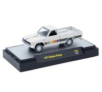 M2 Machines Auto-Thentics 1977 Datsun Pickup en blanc R108 26-10