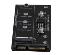 M2 NGFF SSD to SATA 3.0 2.5&Rdquo, M.2 SSD Adapter Converter Riser Card for PC Laptop Add on Card Up
