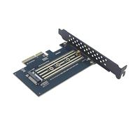 M2 PCIe Adapter - Supports High Speed Plug and Play Storage Upgrades, PCI-E 5.0 4X Video Editing Card, 128Gbps Theoretical Operating Speed, Durable Heat Dissipating Alloy Build - for Desktops & Laptop