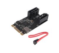 M2 PCIE NVMe SATA6G 2 III 6Gb/S M.2 22X42 M Key et B Key Controller Adapter Card JMB582