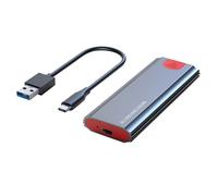 M2 SSD Case M.2 Vers USB 3.1 Gen 2 10Gbps NVMe SSD BoîTier pour NVMe PCIE M Key/ (B+M) Key SSD Disque Dur, M2 SSD Case