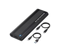 M2 Ssd Case Nvme Sata Dual Protocol M.2 Vers Usb Type C 3.1 Adaptateur Ssd Pour Nvme Pcie Ngff Sata Ssd Disk Box(C)