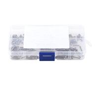 M2 Vis à Tête Hexagonale, 230pcs Vis à Tête Cylindrique à Six Pans Creux en Acier Inoxydable kit d'Assortiment de Boulons et d'Écrous M2 x 4/6/8/10/12/16
