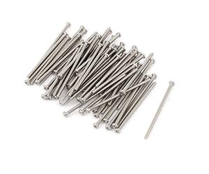 M2 x 40mm 304 Vis à tête ronde Phillips en acier inoxydable Boulon 60pcs