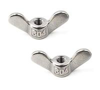 M20 Acier inoxydable 304 Écrou de papillon Écrou à la main Twist Attaches de matériel (2 Pièces)