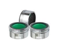 M20 Aérateur De Robinet, 3 Pièces Mousseur Robinet, Economiseur D'eau pour Lavabo Bain et Cuisine (Filtre Vert)