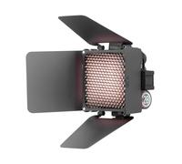 M20 Bi-Color LED Video 20W Photography Fill Light 2700K-6500K Dimmable CRI 95+ Magnetic Backside Built-in 10 Lighting Effects with Diffuser Grids 4-Leaf Barn Doors Storag (M20 Combo)