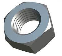 M20 Écrou (Paquet de 1) Acier Inox Inoxydable Hexagone Pour Boulon - Métallique Avec Filetage Grossier - Norme Certifiée EN 24032 DIN934 20mm