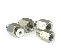 M20 x 1,5 mm G 1/4" 3/8" 1/2" BSPP femelle vers 1/4" 3/8" NPT mâle en acier inoxydable SUS316L Adaptateur coupleur de raccord de tuyau (3L8 BSPP F-38 NPT M)