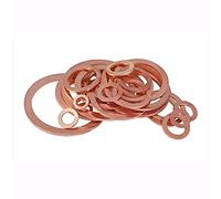 M21 M22 M24 M26 M27 M28 laiton cuivre étanchéité bateau écrasement rondelle joint plat anneau carter bouchon joint d'huile raccord épaisseur 1.5mm-M21x26x1.5 10 pièces