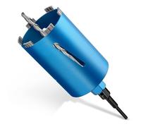 M22 Couronne de forage diamantée pour carotteuse avec turbo, avec SDS-Plus, diamètre 110 mm, longueur totale 200 mm, foret à sec humide, couronne de forage diamantée, couronne de forage humide et à