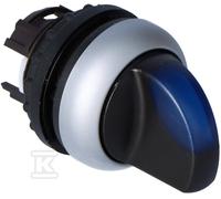 M22-WRLK3-B Interrupteur lumineux 3 positions bleu 216851