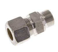 M22x1.5 Mâle x 16S Raccord à compression droit en acier inoxydable 400 Bar DIN 2353