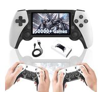 M25 Console de Jeu Portable,50000+ Jeux,20+ Émulateurs,Système EmuELEC,Console de Jeu rétro avec Contrôleur sans Fil,Écran LCD IPS de 4,3″ Console de Jeux vidéo,30 Langues Console retrogaming (256G)