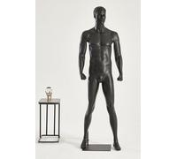 M26-8 noir homme Eurotondisplay tête entièrement sculptée Mannequin homme debout noir ou blanc mat chic et élégant