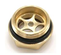 M27x1.5mm Metric Male Brass Oil Level Sight Glass Window Hex Head For Air compressor Gearbox