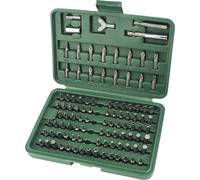M29800 Jeu d'embouts 100 pièces vis à fente, cruciforme Phillips, vis Pozidriv, 6 pans intérieurs, carré intérieur (Robertson)
