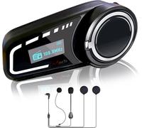 M2C Intercom Moto Duo Avec Écran Lcd,Kit Bluetooth Casque Moto,Kit Main Libre Moto Bluetooth,6 Casques 1000M Motocyclette Bluetooth