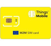 M2M Europe-SIM Card-with Global Coverage and GSM/2G/3G/4G LTE Multi-Operator Network,No Fixed Costs,No Deadline,with Competitive Rates and with 10 € Credit Included