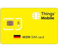 M2M Germany-SIM Card-Global Coverage,GSM/2G/3G/4G LTE Multi-Operator Network,No Fixed Costs,No Deadline with Competitive Rates. 10 € Credit Included